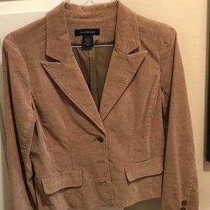 Calvin Klein camel 3 button corduroy jacket, L